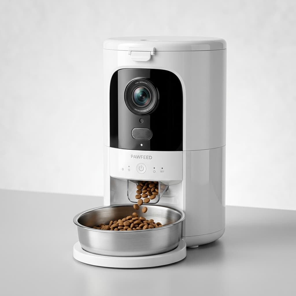 OmniSmart Automatic Pet Feeder with HD Camera