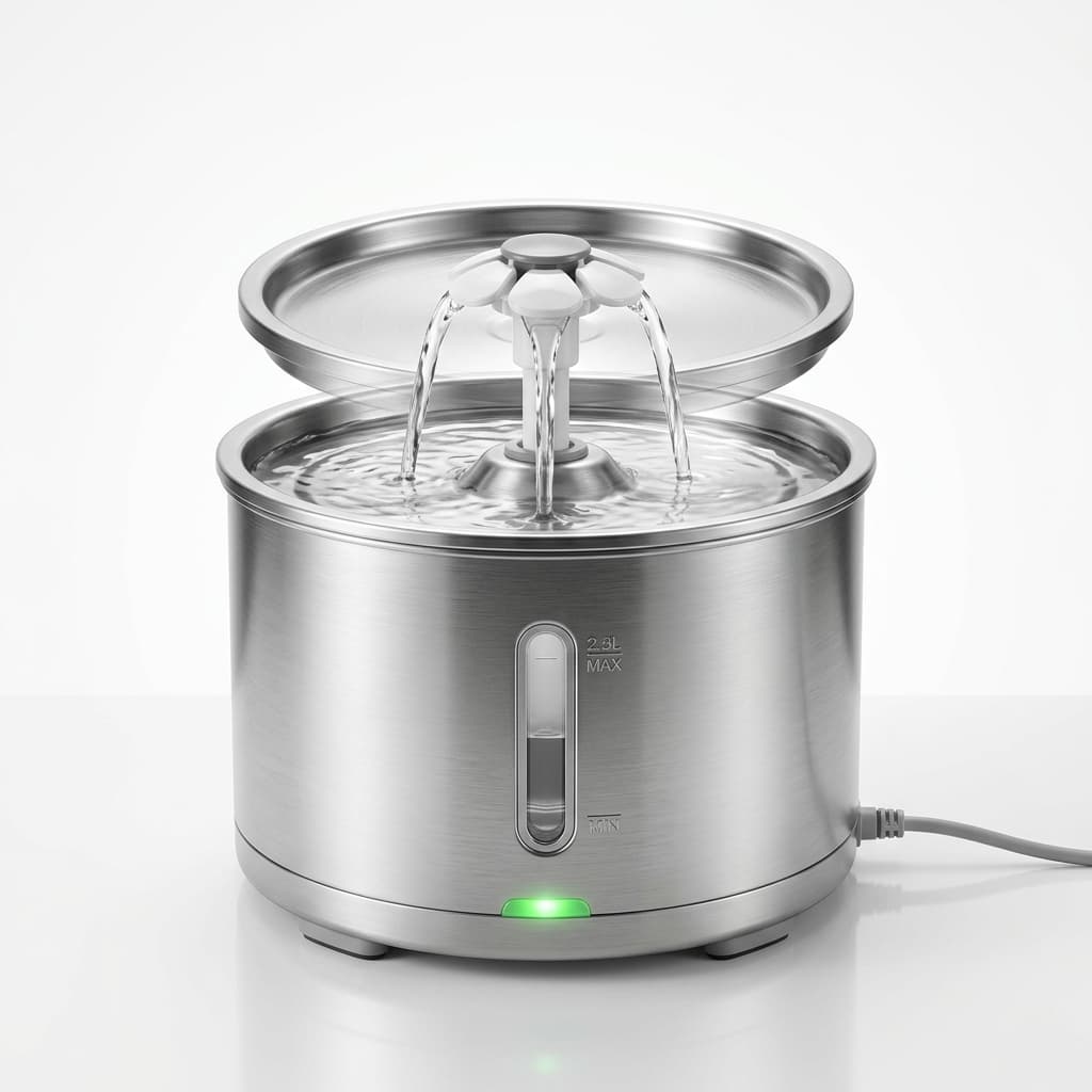 AquaVita Pro Stainless Pet Water Fountain