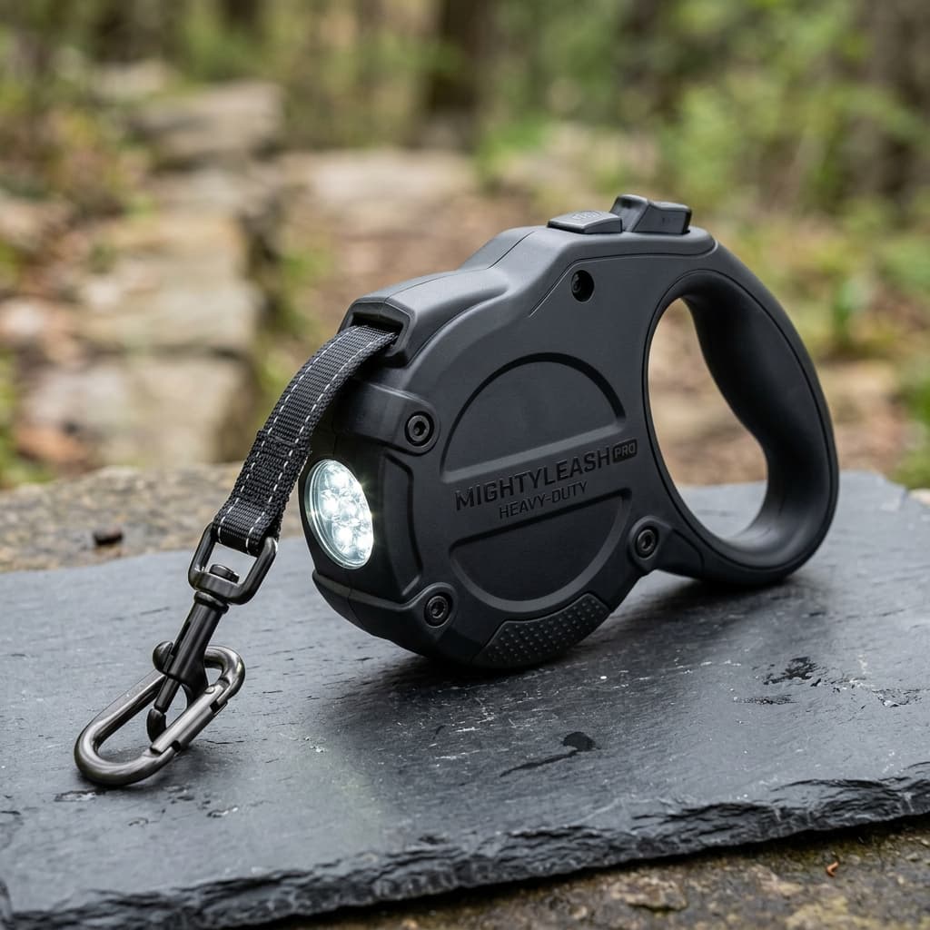 NightWalk Retractable LED Leash