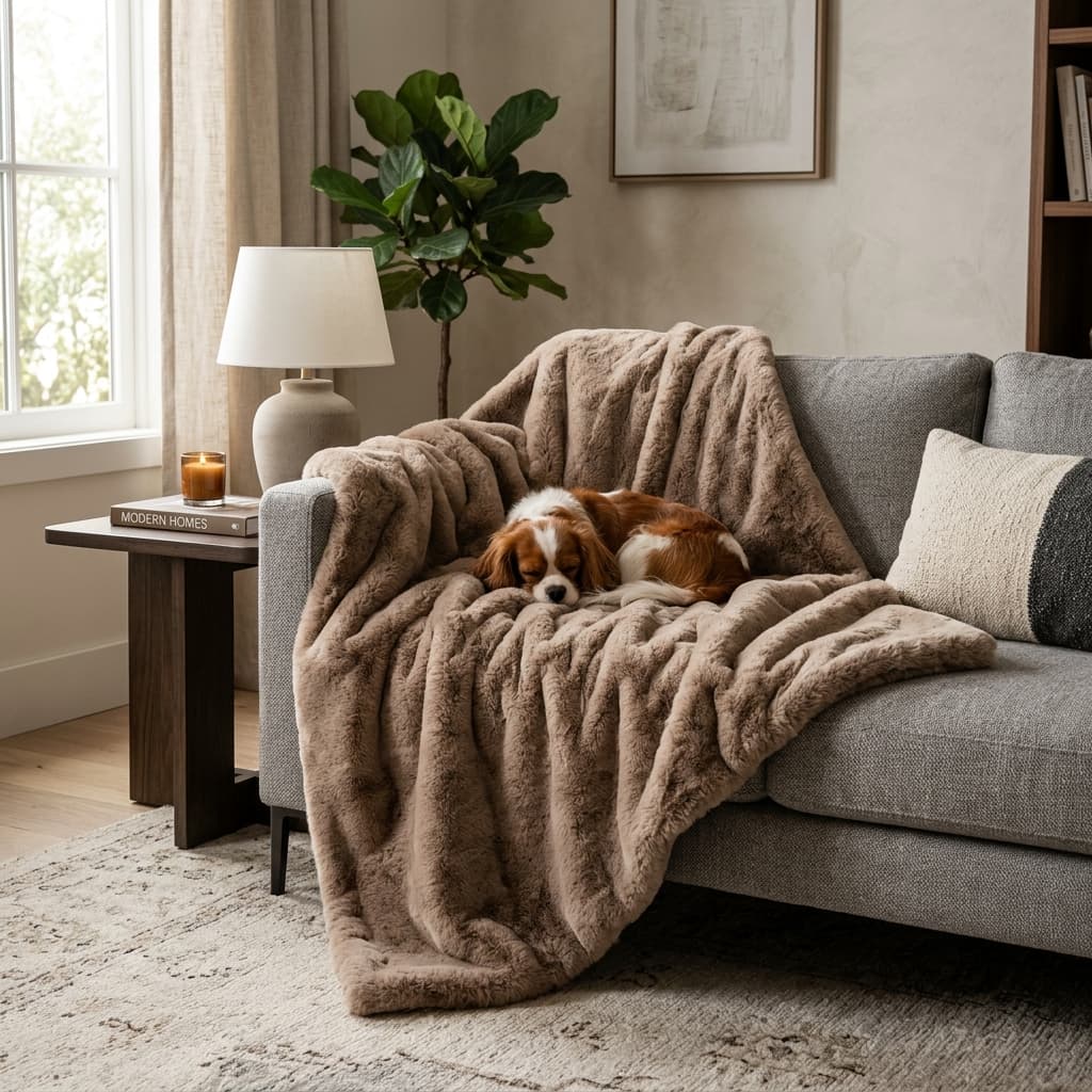 CloudThrow Luxury Faux-Fur Blanket